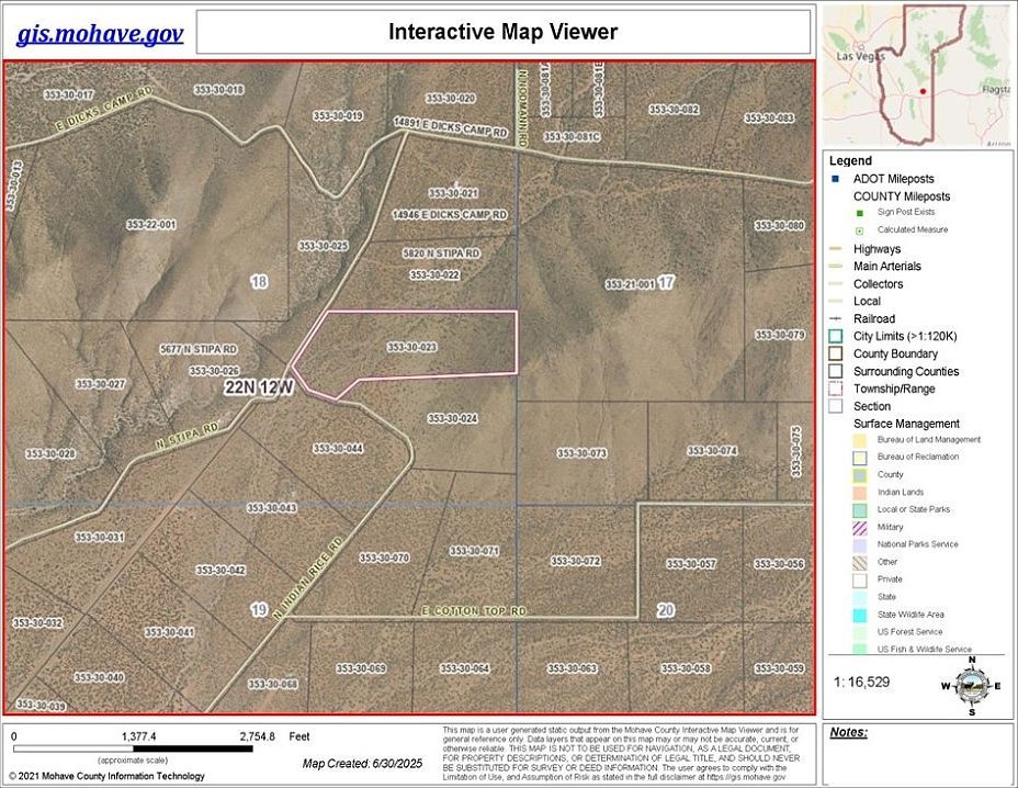 0 N Stipa Rd Hackberry, AZ 86411  | Land/Lot