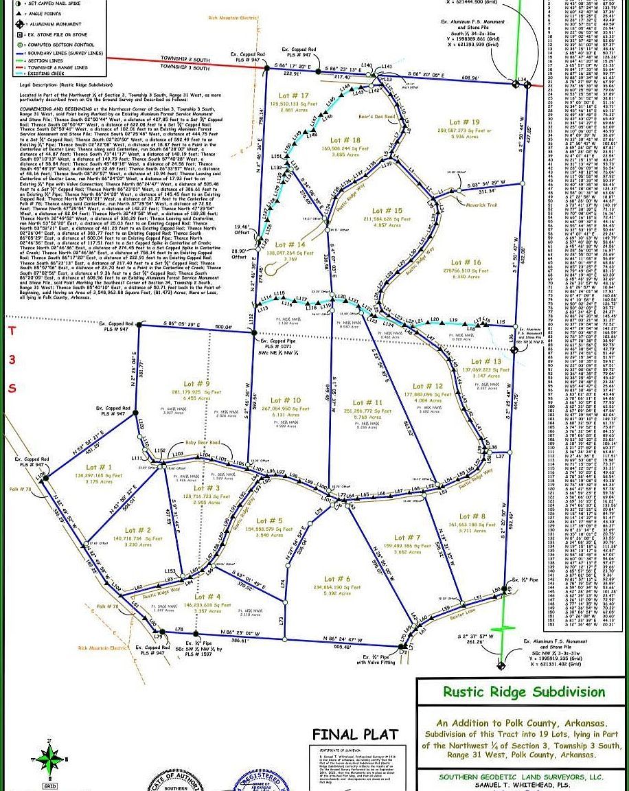 13 Polk Rd #78 Mena, AR 71953 | Land/Lot