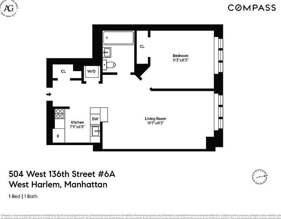 504 W 136th St APT 6A New York, NY 10031  | Condominium