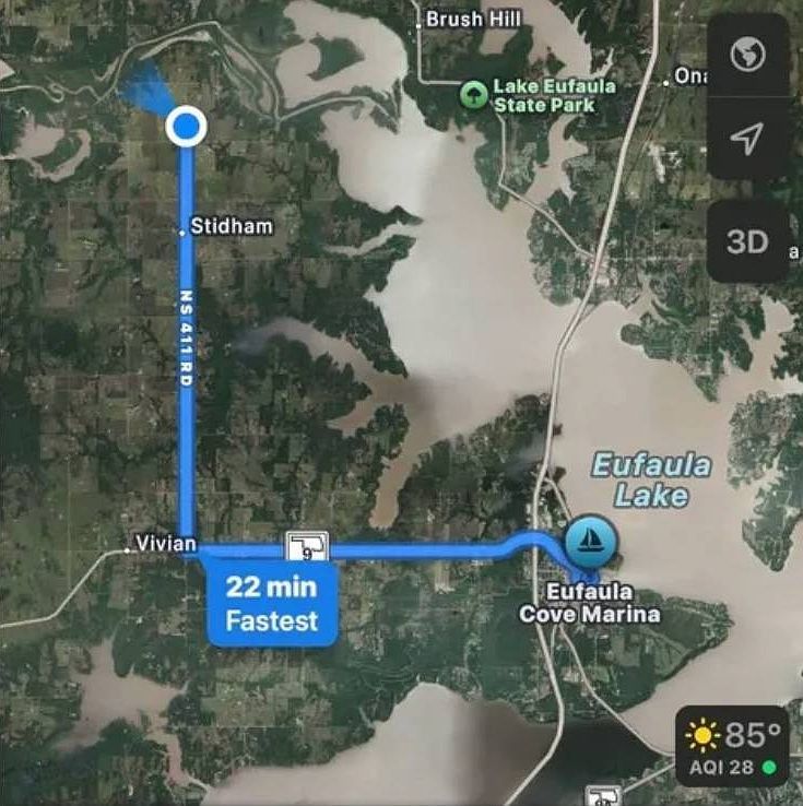 N 4110th Rd Eufaula, OK 74432 | Land/Lot