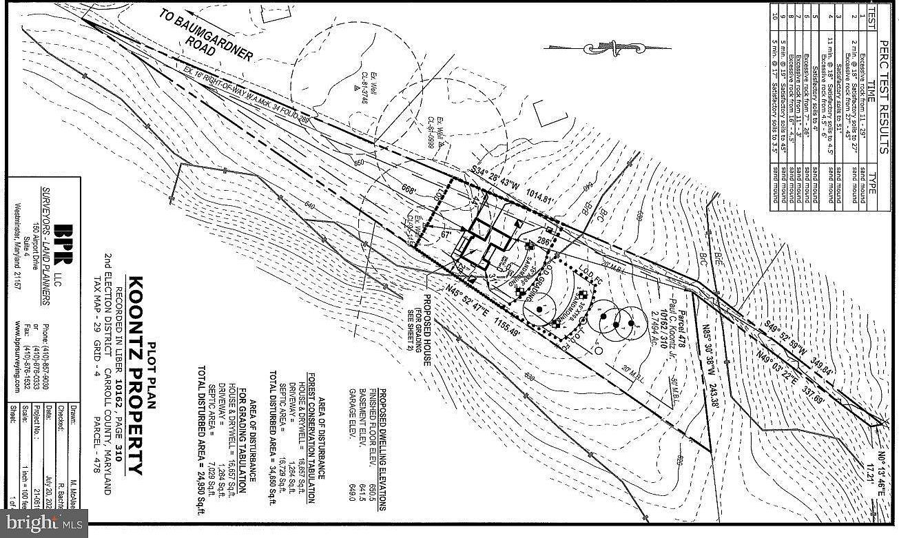 2650-2652 Baumgardner Rd Westminster, MD 21158 | Land/Lot