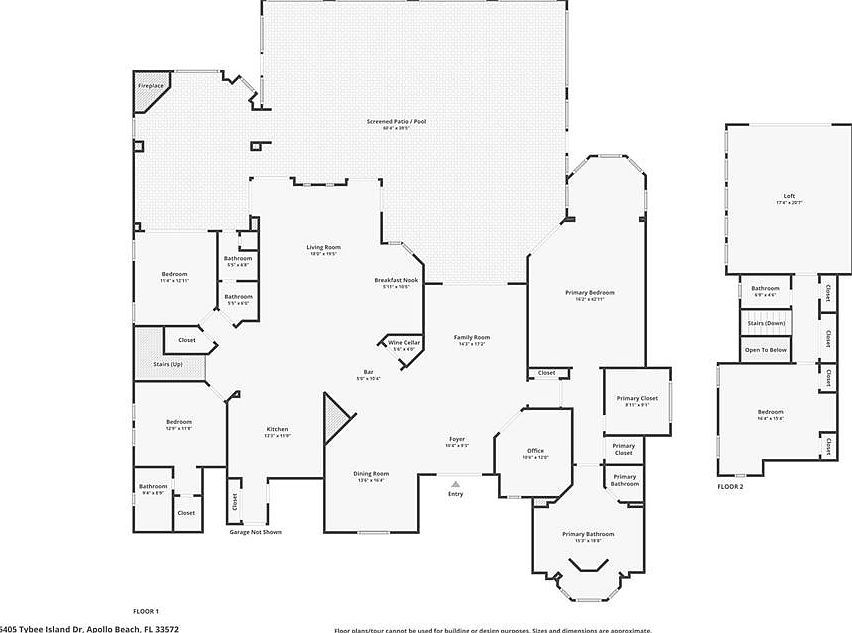 5405 Tybee Island Dr Apollo Beach, FL 33572 | Single Family