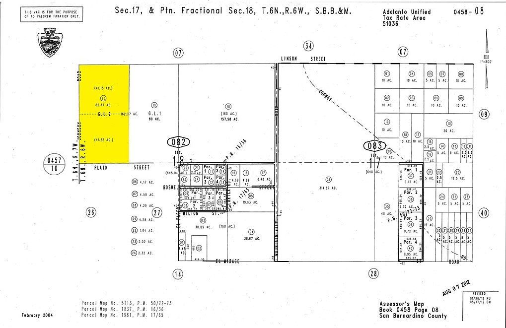 5020 Plato St #2 Adelanto, CA 92301 | Land/Lot