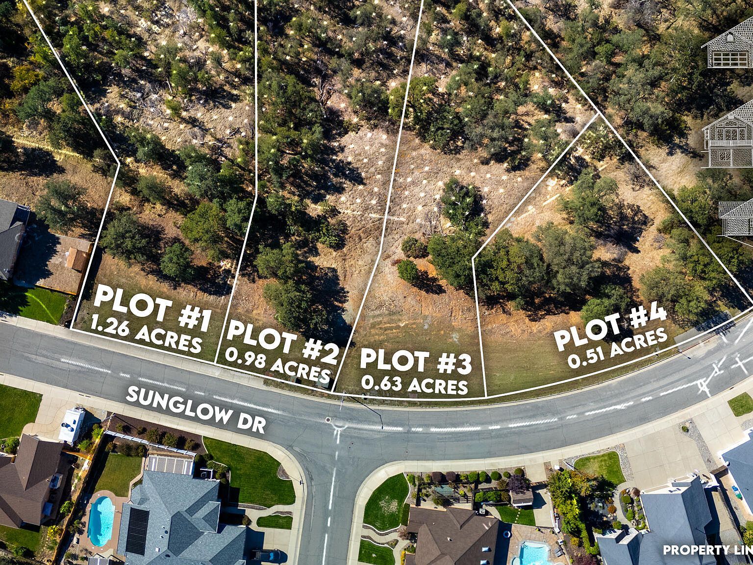 4165 Sunglow Dr Redding, CA 96001  | Land/Lot