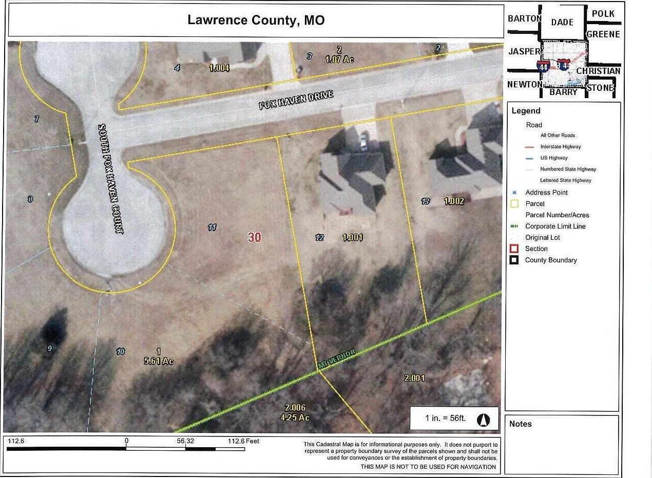 LOT 11 Fox Haven Dr Mount Vernon, MO 65712  | Land/Lot