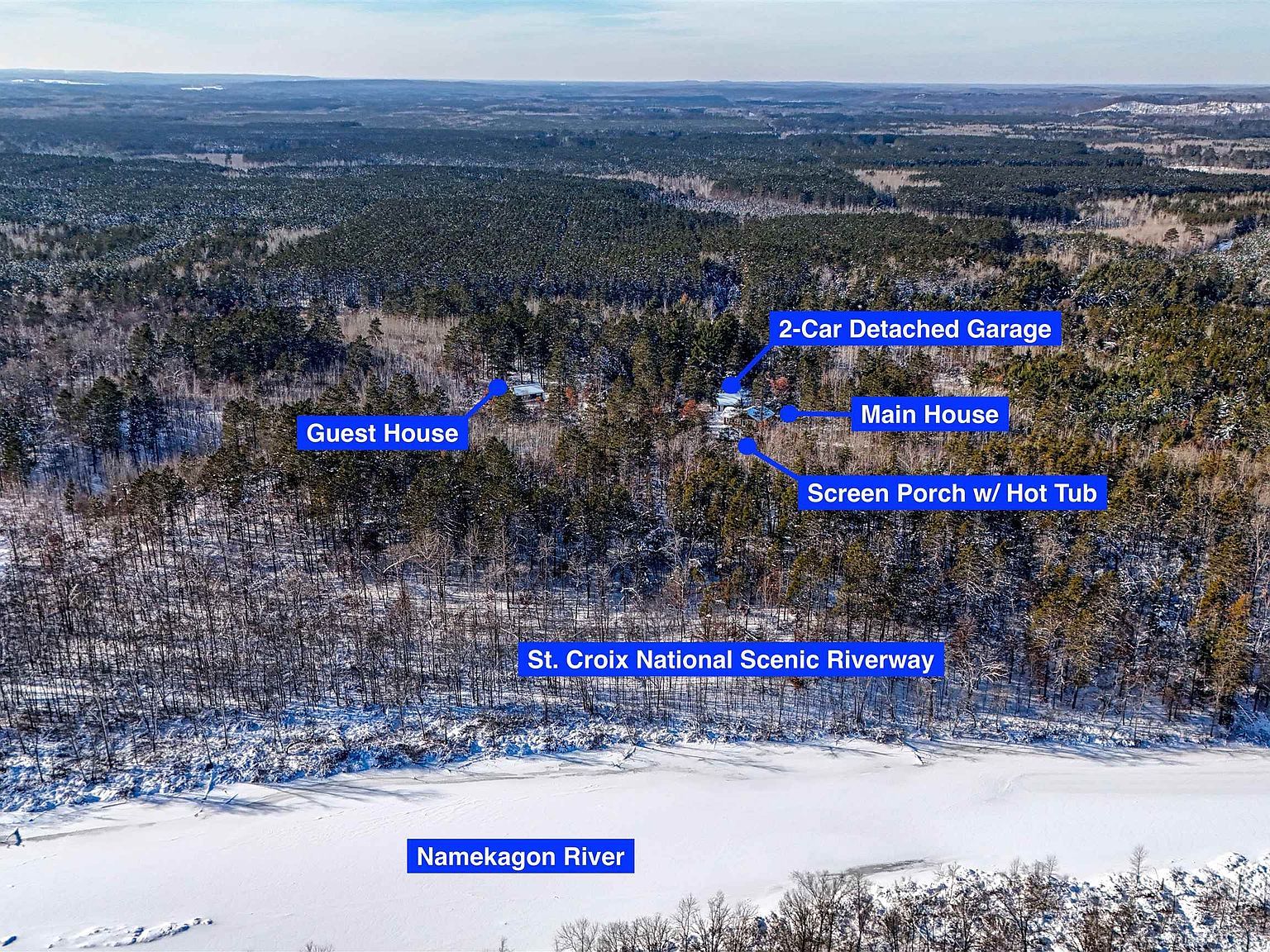 8056 N North Rd Springbrook, WI 54875  | Single Family