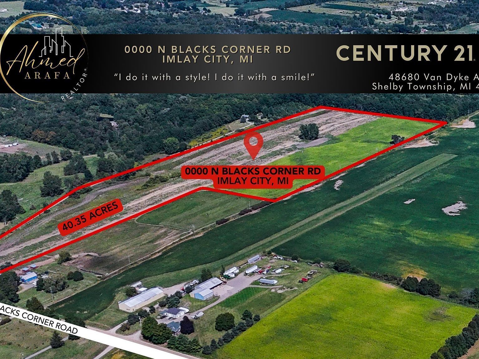 0 N Blacks Corner Road Corners Island South Of Ter #2260 Imlay City, MI 48444  | Land/Lot