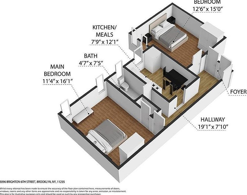 3096 Brighton 6 St #C4 Brooklyn, NY 11235  | Condominium