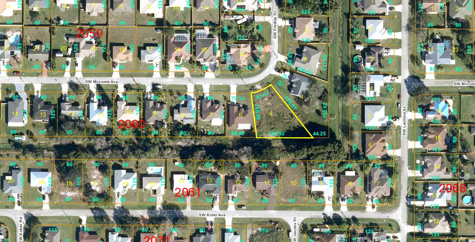 800 Southwest McComb Avenue, Port St. Lucie, FL, USA, 34953  | Land/Lot