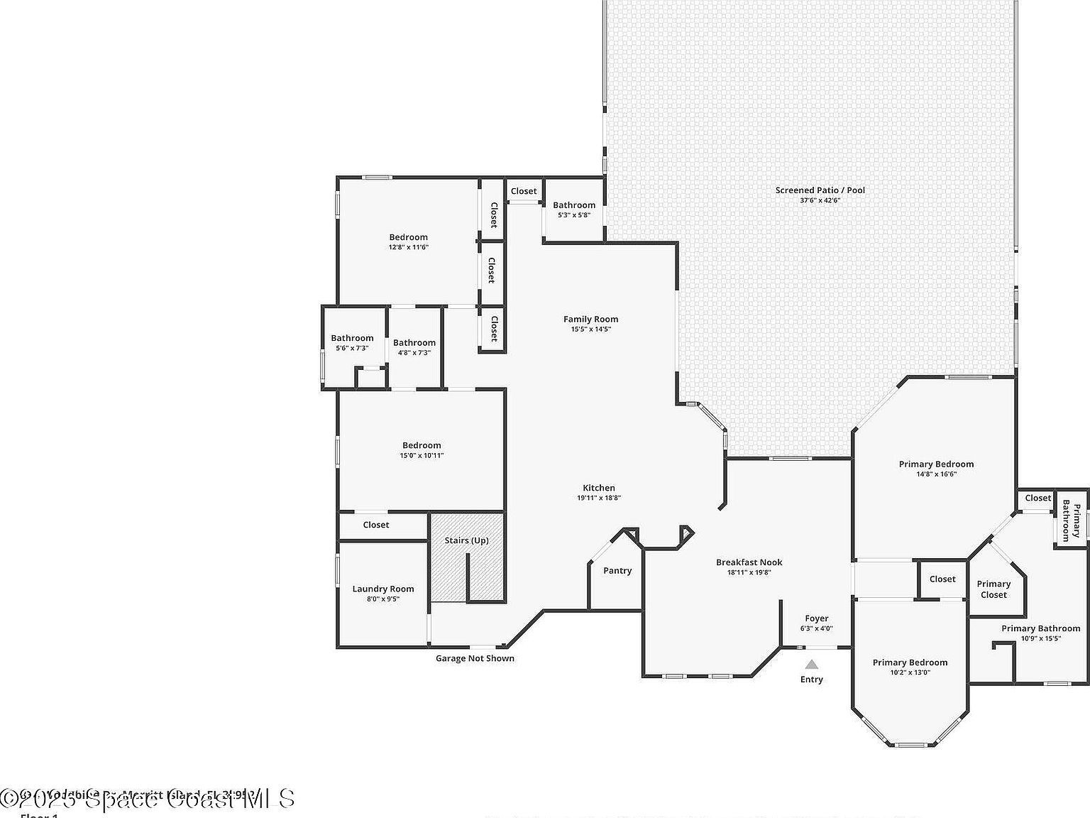 834 Woodbine Dr Merritt Island, FL 32952  | Single Family
