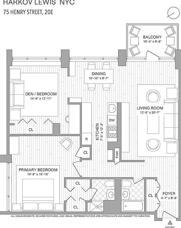 75 Henry St APT 20E Brooklyn, NY 11201 | Condominium