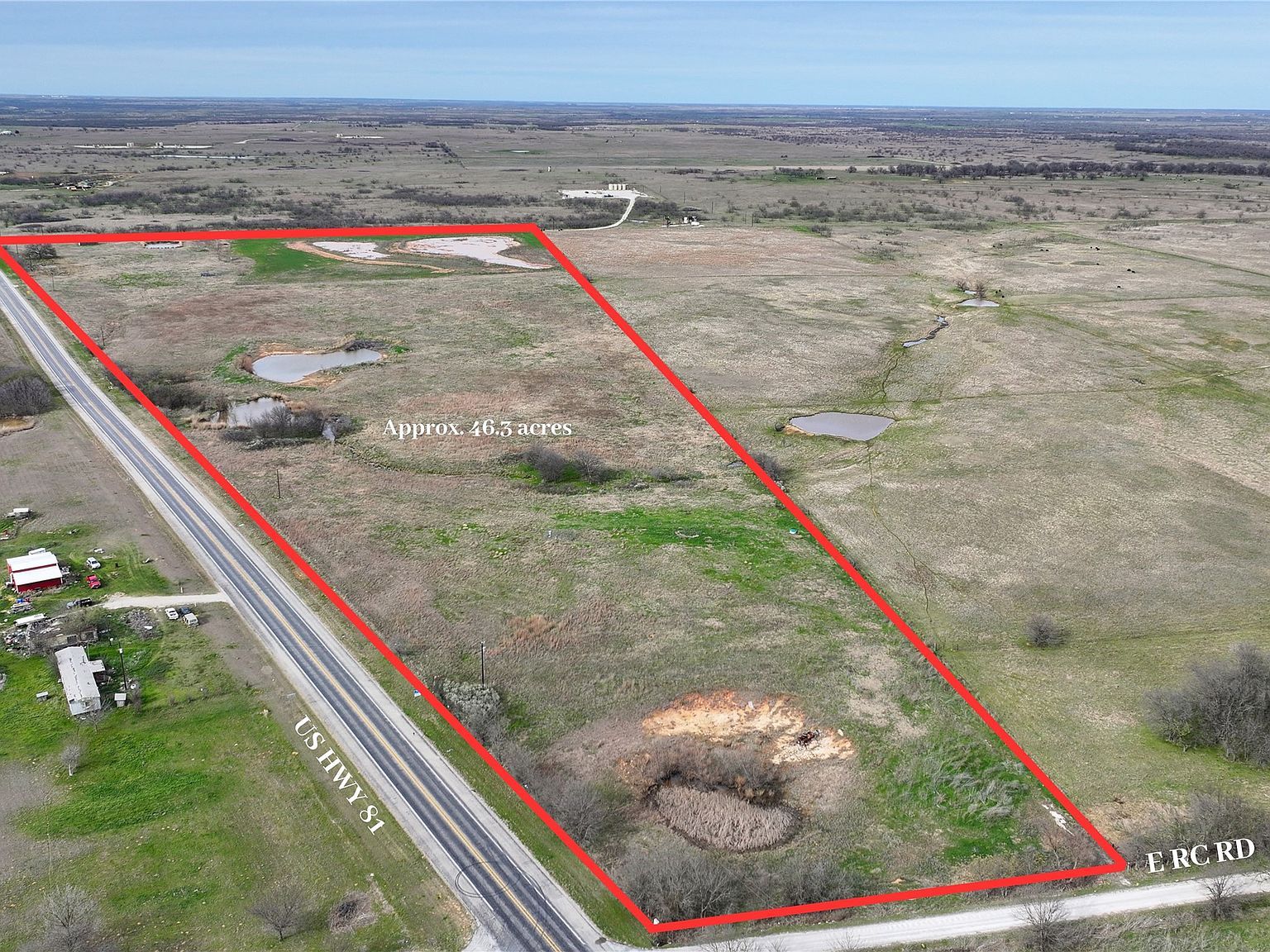 46 Acres Hwy #81 & E Bowie, TX 76230  | Land/Lot