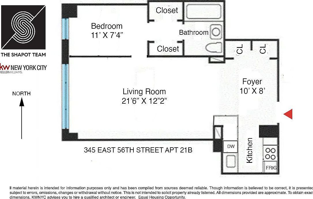345 E 56th St APT 21B New York, NY 10022  | Condominium