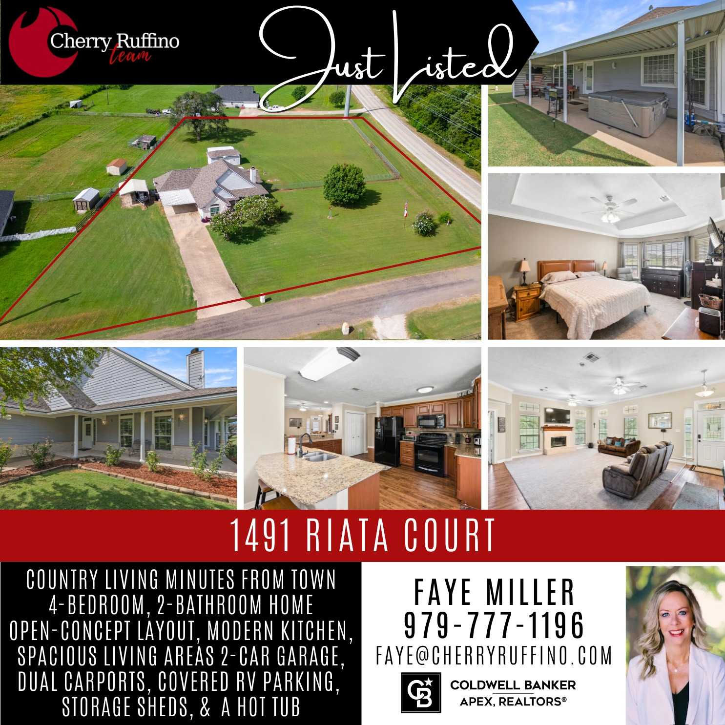 1491 Riata Court, Bryan, TX, USA, 77808  | Single Family