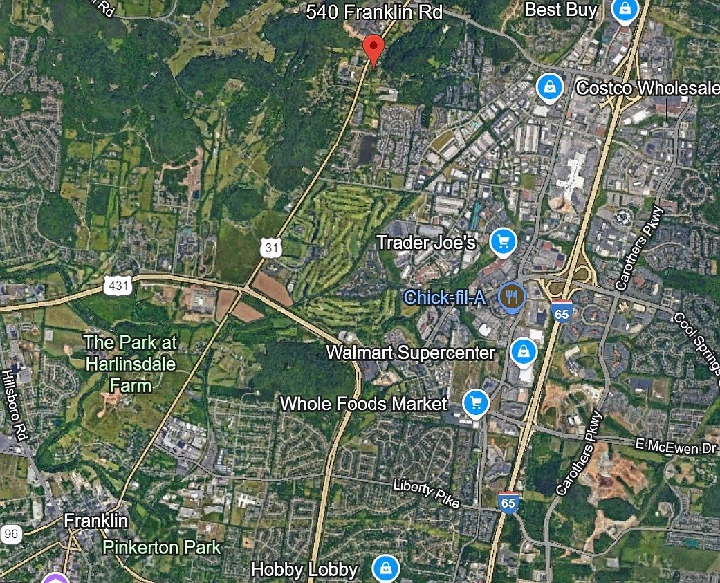 540 Franklin Rd Franklin, TN 37069  | Land/Lot