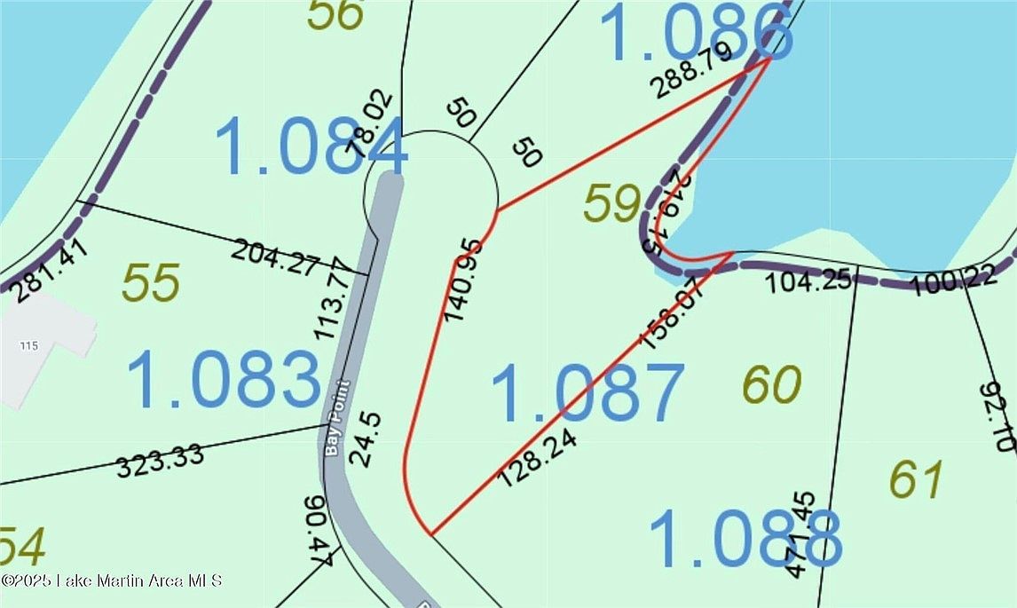 0 Bay Point Jacksons Gap, AL 36861  | Land/Lot