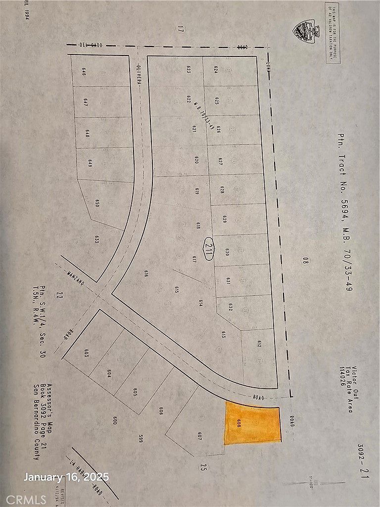 14905 Luna Rd #608 Victorville, CA 92392 | Land/Lot