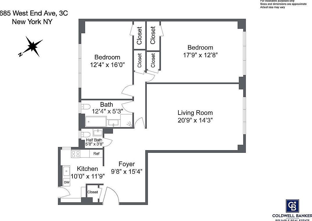 685 W End Ave APT 3C New York, NY 10025  | Condominium