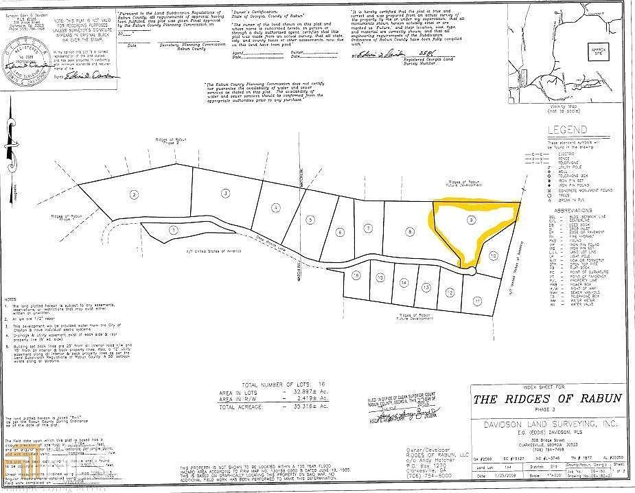0 Deep Woods LOT 9 Rabun Gap, GA 30568 | Land/Lot