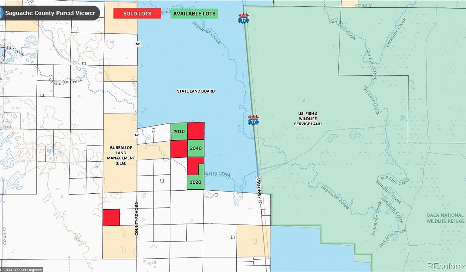 County Road 59 Moffat, CO 81143  | Land/Lot