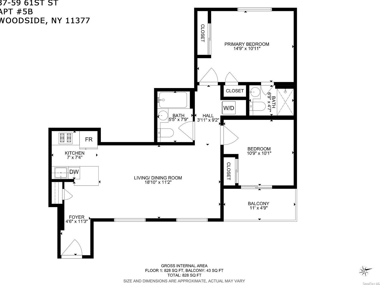 3759 61st St APT 5B Flushing, NY 11377  | Condominium