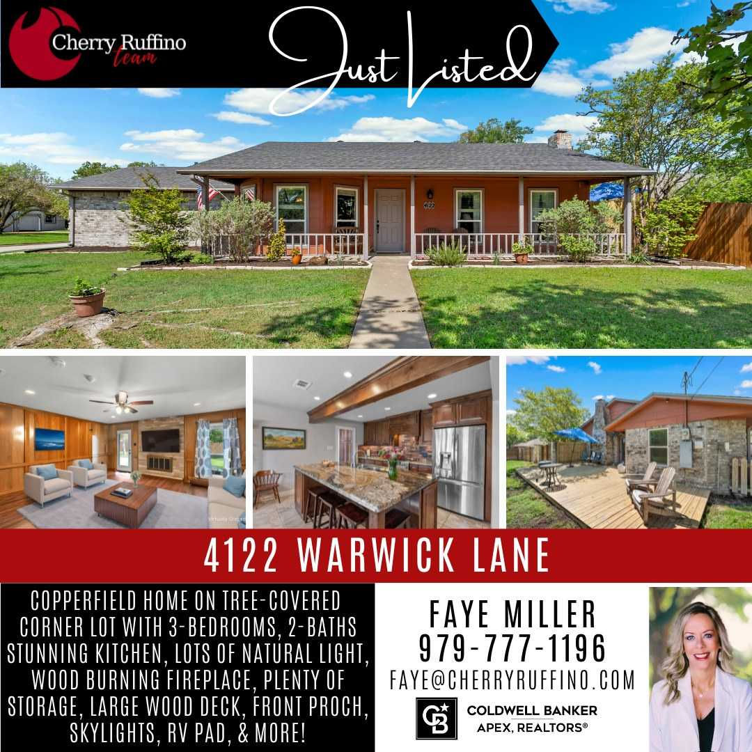 4122 Warwick Lane, Bryan, TX, USA, 77802  | Single Family