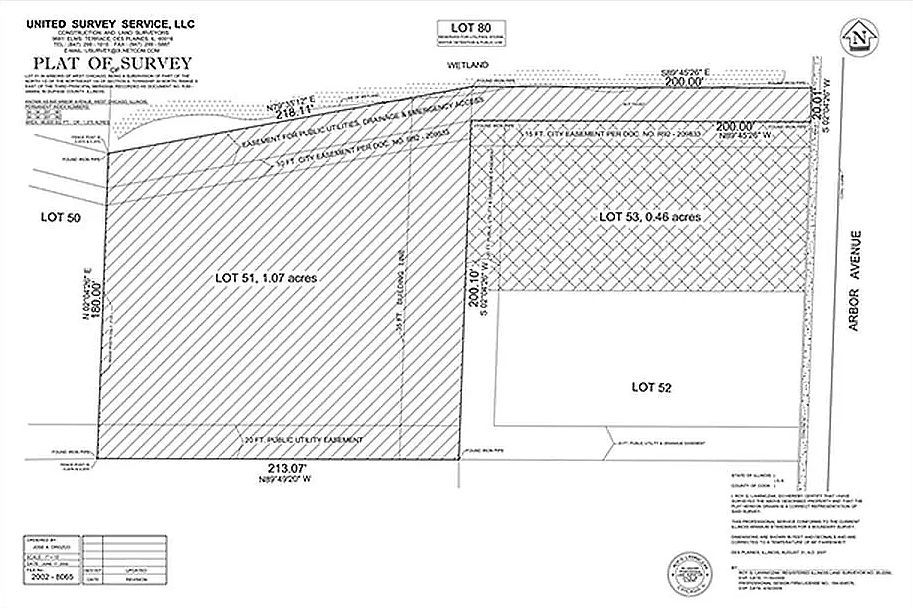 840 Arbor Ave West Chicago, IL 60185 | Land/Lot