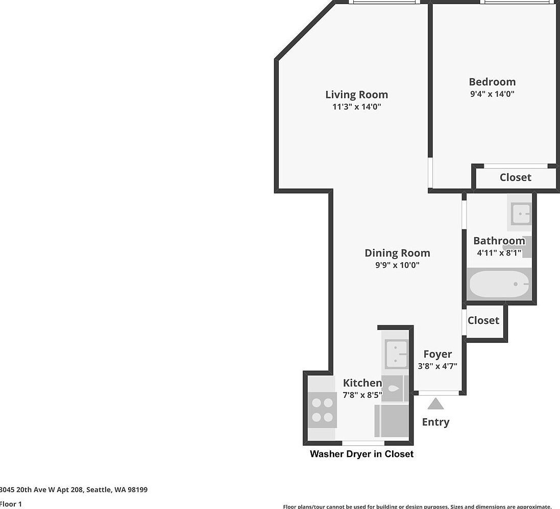 3045 20th Ave W APT 208 Seattle, WA 98199 | Condominium