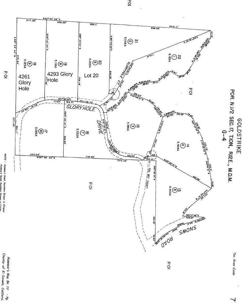 4293 Glory Hole Dr Camino, CA 95709  | Land/Lot