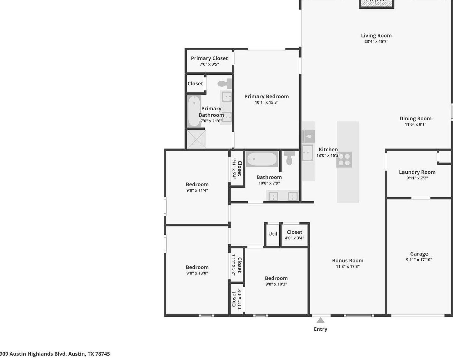 909 Austin Highlands Blvd Austin, TX 78745  | Single Family