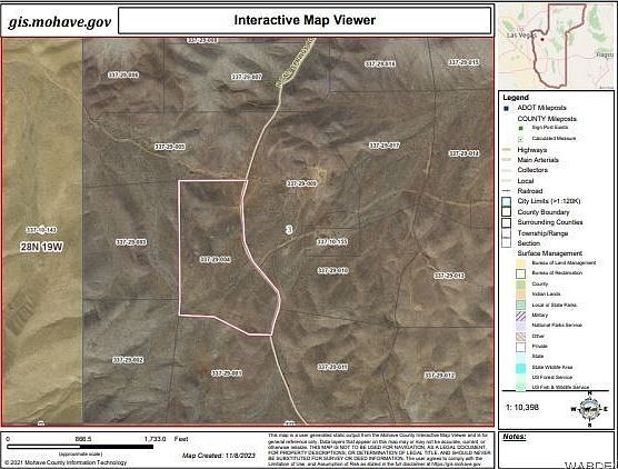 0 N Saltsprings Rd Willow Beach, AZ 86445  | Land/Lot
