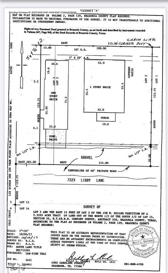 7223 Libby Ln Pearland, TX 77584  | Land/Lot