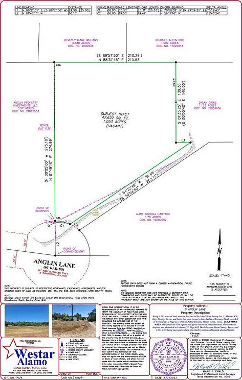 Anglin Ln Austin, TX 78737 | Land/Lot