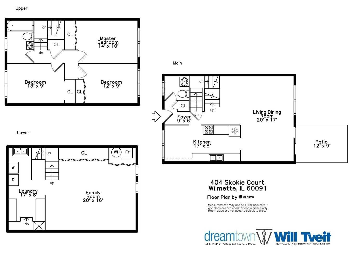404 Skokie Court, Wilmette, IL, USA, 60091 | Town Home