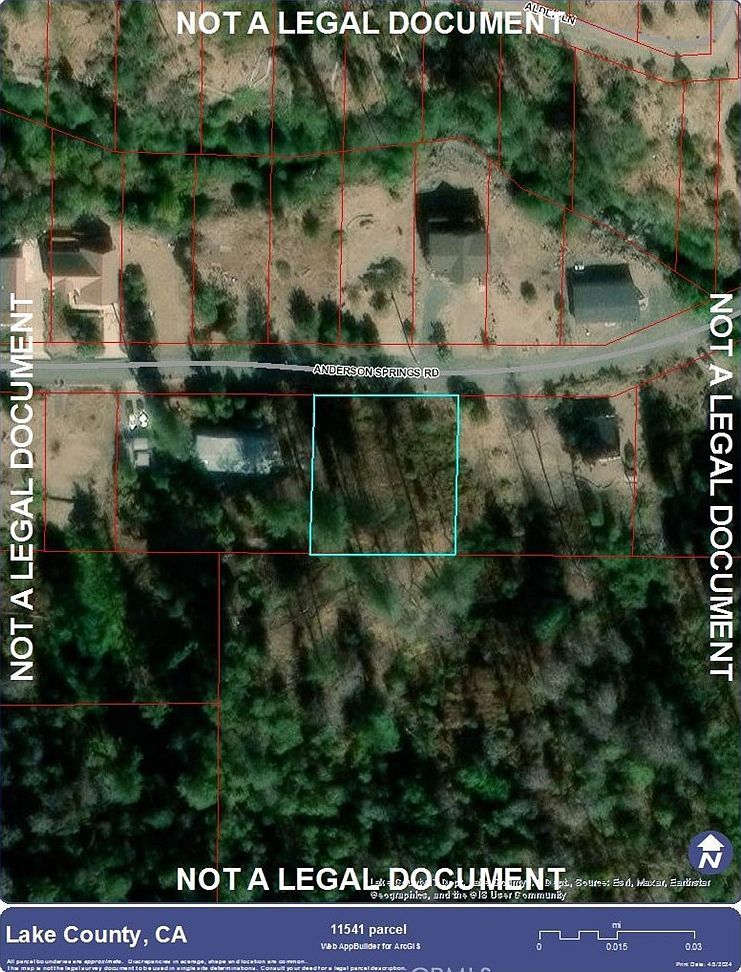 11541 Anderson Springs Rd #6 Middletown, CA 95461  | Land/Lot