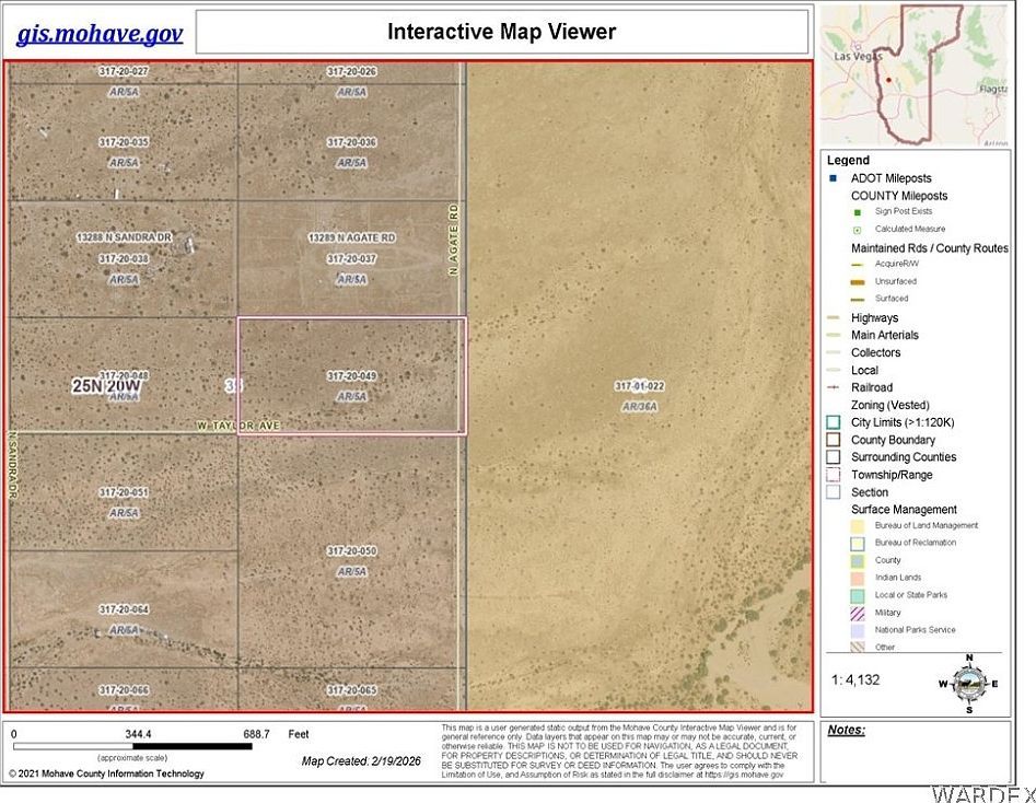 N Agate Rd Dolan Springs, AZ 86441  | Land/Lot