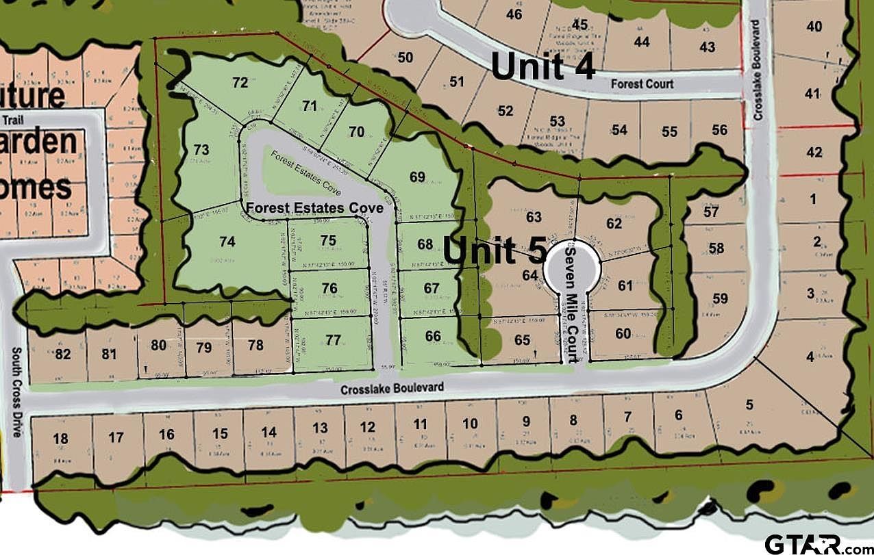 LOT 16 Crosslake Blvd Tyler, TX 75703  | Land/Lot