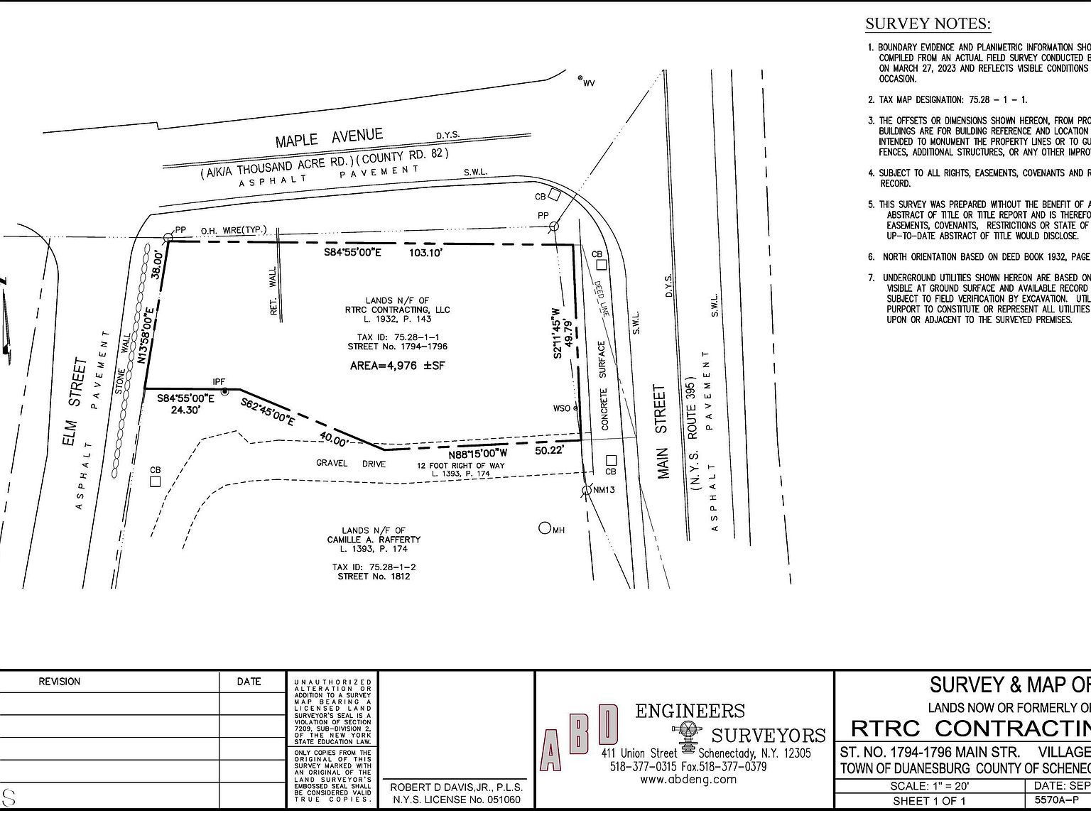 1794-1796 Main St Delanson, NY 12053  | Land/Lot