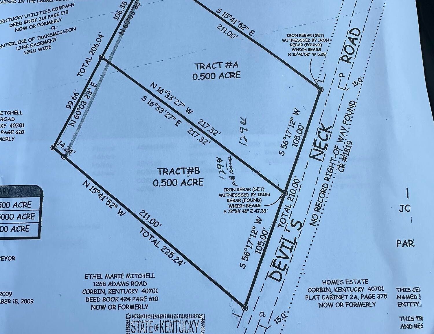 A/b Devils Neck Rd Corbin, KY 40701  | Land/Lot