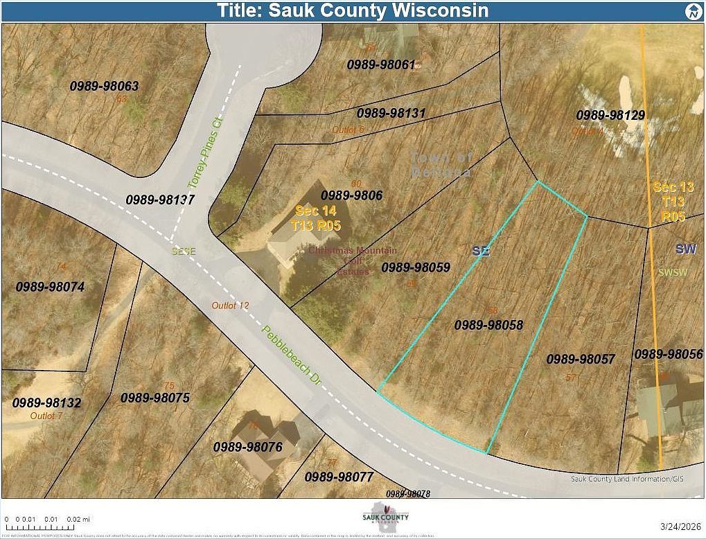 Pebble Beach Dr #58 Wisconsin Dells, WI 53965  | Land/Lot