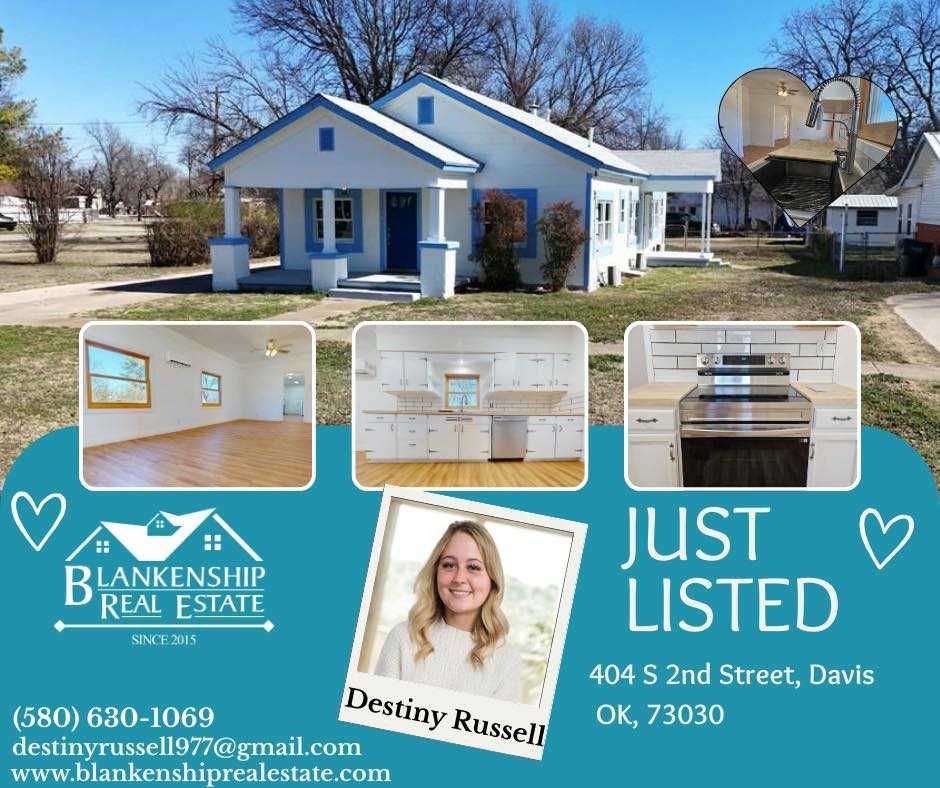 404 S 2nd St, Davis, OK, USA, 73030  | Single Family