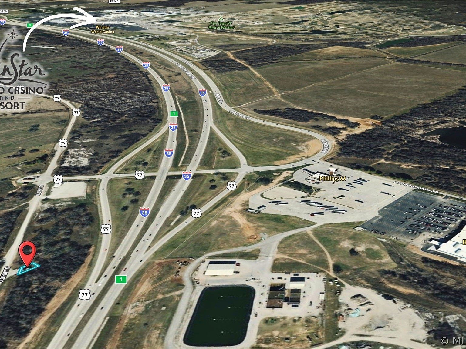 22995 Us Highway 77 Thackerville, OK 73459  | Land/Lot