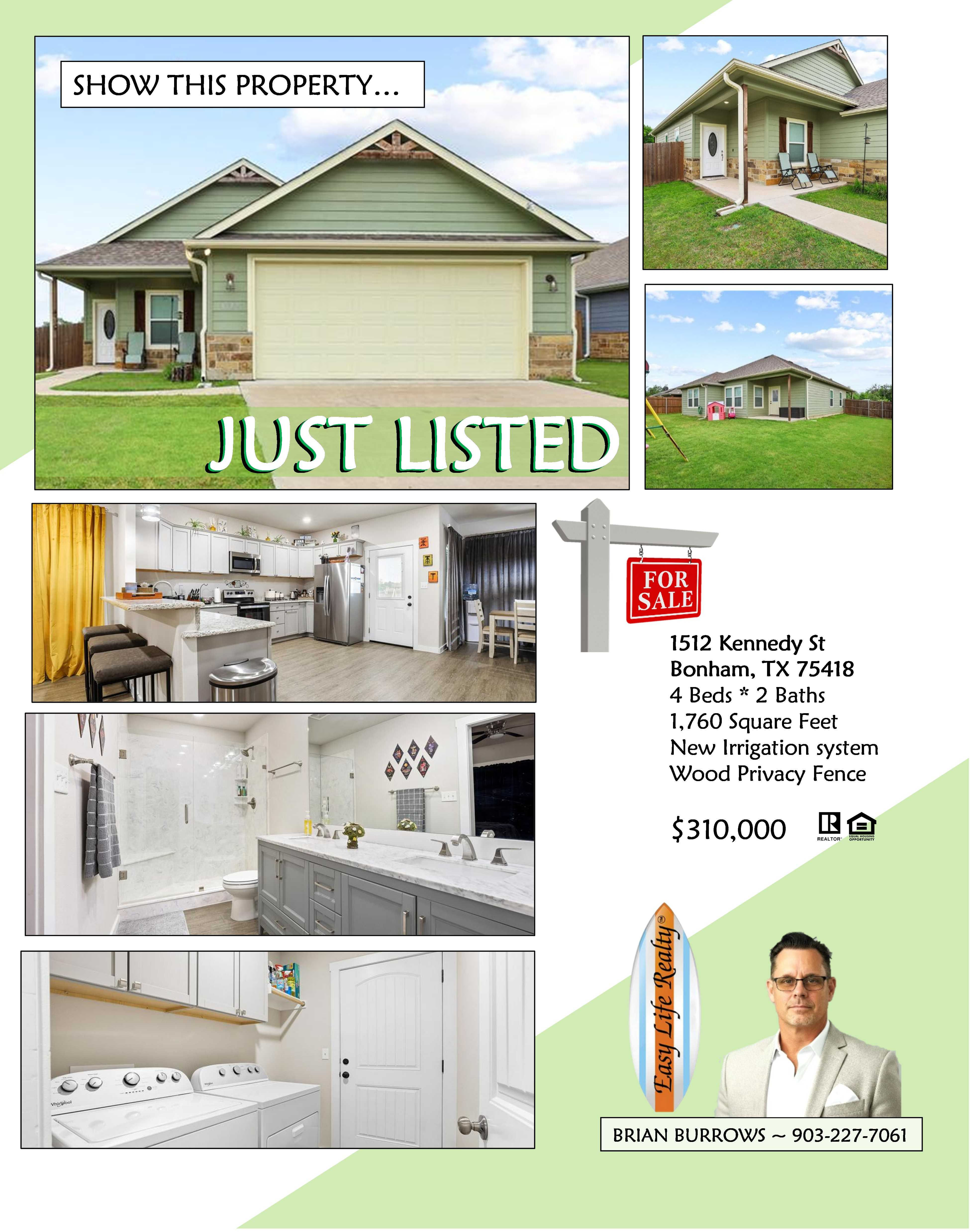 1512 Kennedy St, Bonham, TX, USA, 75418
