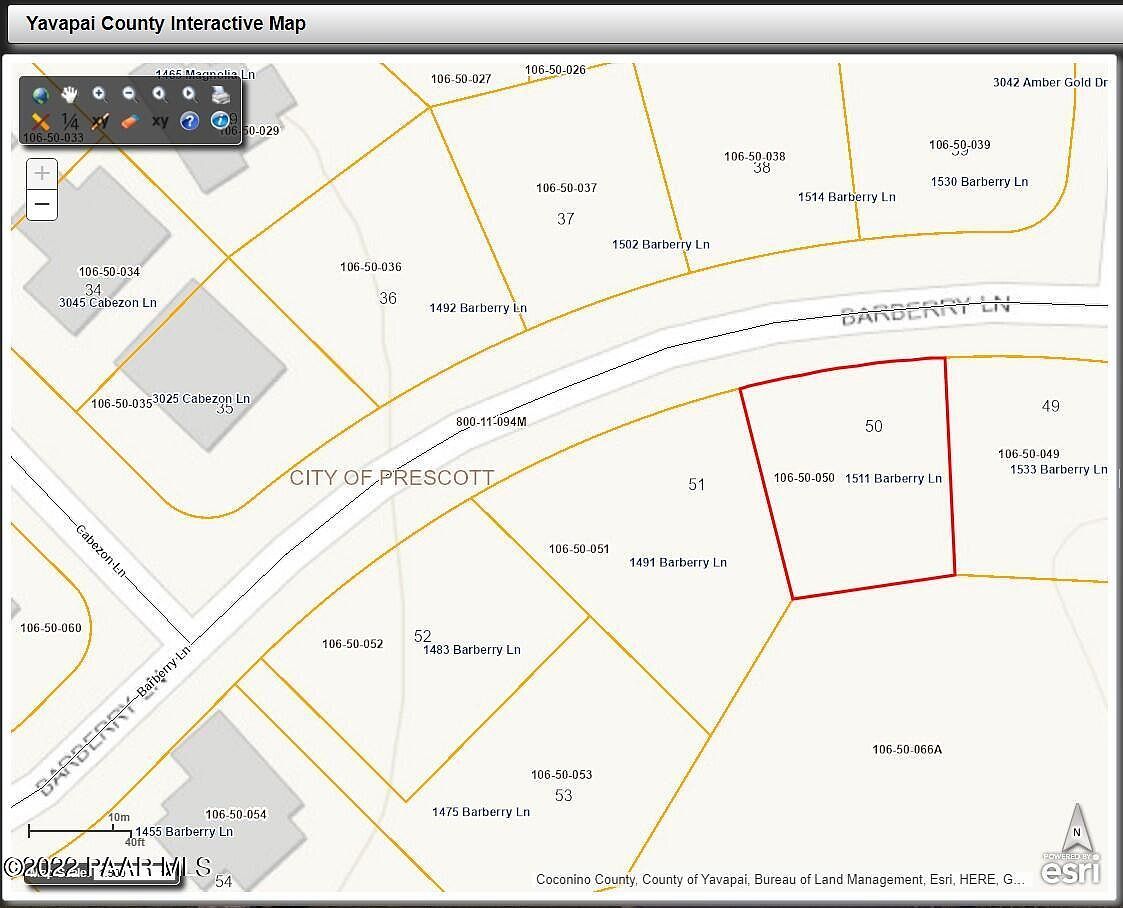 1511 Barberry Ln Prescott, AZ 86301  | Land/Lot