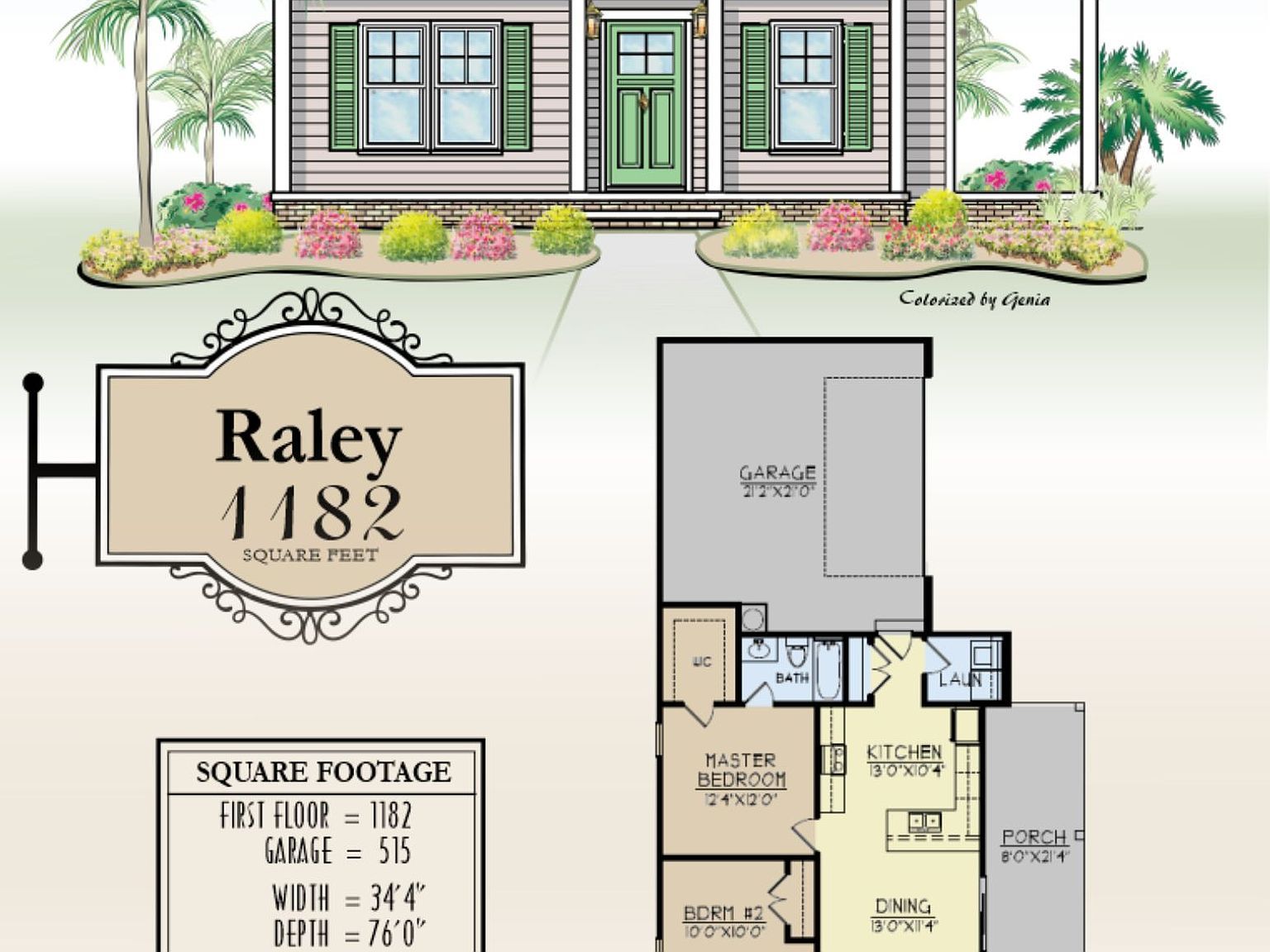 Raley Plan, Pinecroft Princeton, NC 27569, 27569