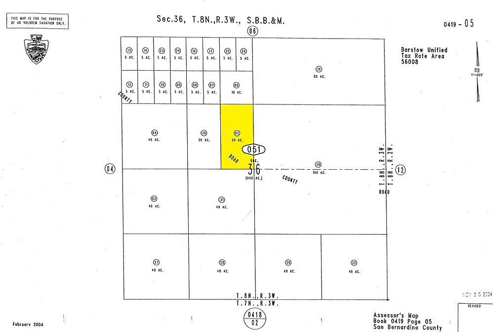 0 Hodge Rd Barstow, CA 92311  | Land/Lot