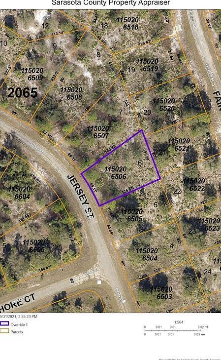 Jersey St #6 North Pt, FL 34288 | Land/Lot