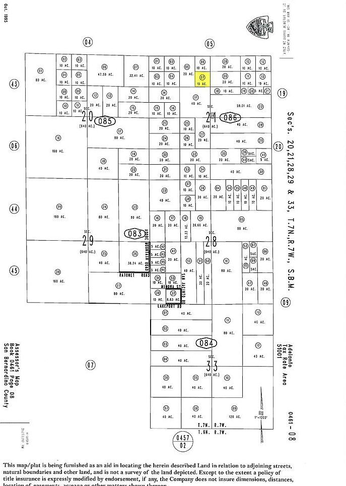 3 Adobe Mountain Rd Adelanto, CA 92301 | Land/Lot