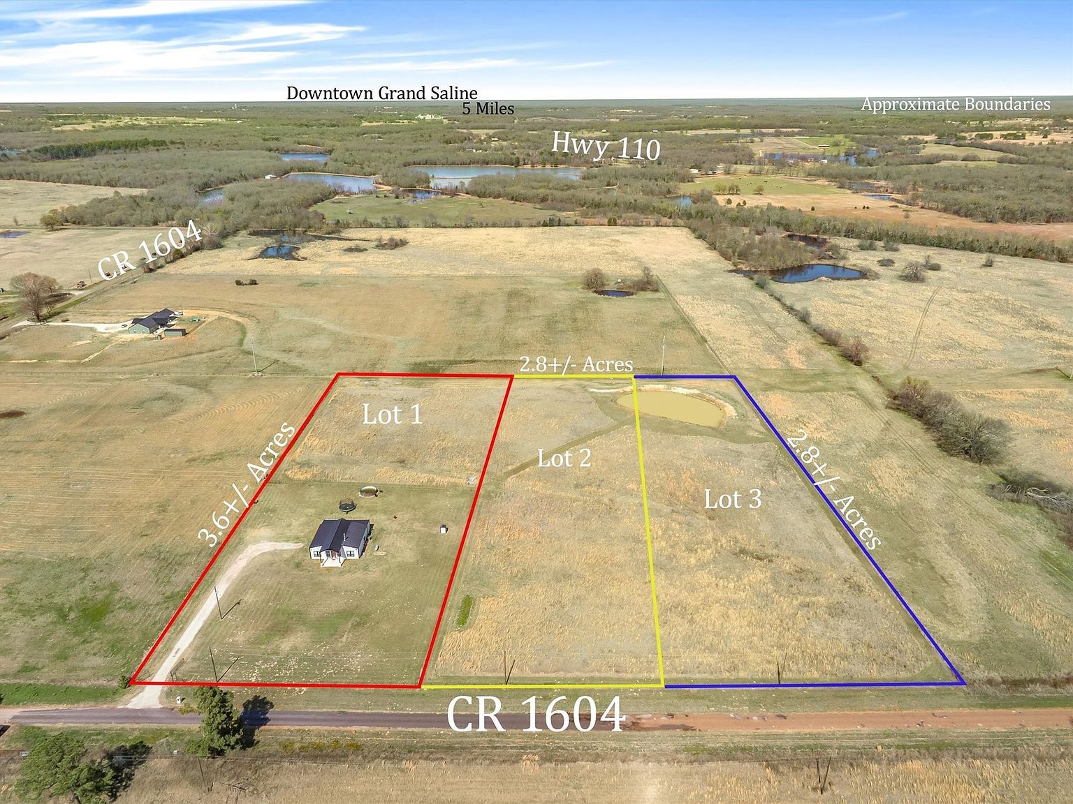 LOT 2 Vz County Road 1604 Grand Saline, TX 75140  | Land/Lot