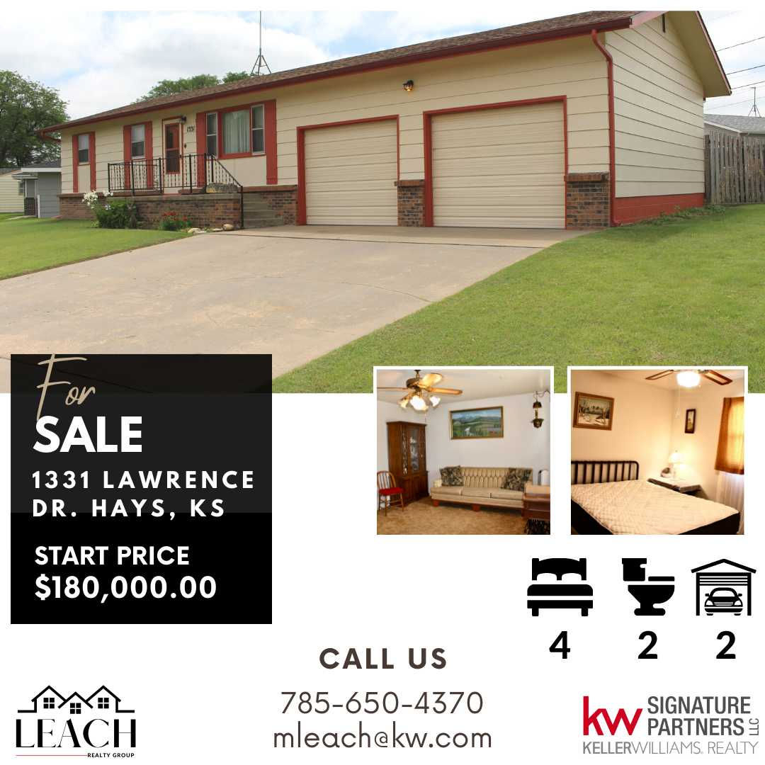 1331 Lawrence Drive, Hays, KS, USA, 67601 | Single Family